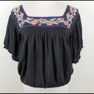 American Eagle Boho Floral Top